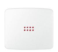 Niessen arco - Tecla interruptor con visor serie arco blanco alpino