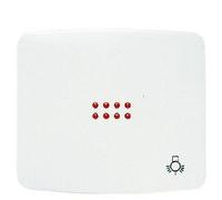 Niessen arco - Tecla pulsador luz con visor serie arco blanco alpino