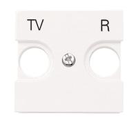 Niessen N2250.8 BL - Tapa para tomas TV - R, color blanco