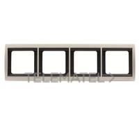 Niessen olas - Marco 4 elemento horizontal serie olas blanco jazmin
