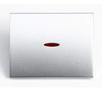 Niessen olas - Tecla interruptor bipolar con visor serie olas titanio