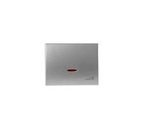 Niessen olas - Tecla pulsador luz con visor serie olas blanco jazmin