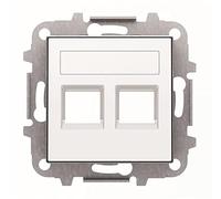 Niessen sky - Tapa 2 conector con persiana blanco