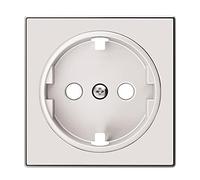 Niessen sky - Tapa base enchufe schuko toma tierra lateral cristal blanco