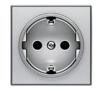 Niessen sky - Tapa base enchufe schuko toma tierra lateral plata