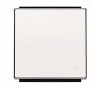 Niessen sky - Tecla pulsador luz con visor blanco