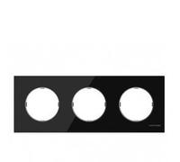 Niessen skymoon - Marco 3 elementos cristal negro