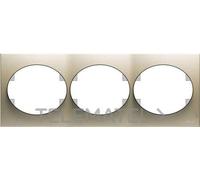 Niessen tacto - Marco 3 elemento horizontal tacto cava