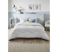 Night Lark Colección de Ropa de Cama - Edredón sin Funda, 4,5 TOG con Fibra Smartfil Avanzada, Lavable a máquina, hipoalergénico, Color Gris Nube