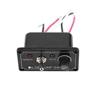 Niiyen Panel de interruptores basculantes, Panel de interruptores basculantes de 12 V y Fusible, indicador LED de CC Panel de interruptores de Bomba de achique Manual/Apagado/automático para Barcos