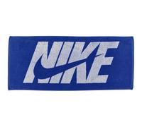 Toalla nike jacquard towel medium 80 cm x 35 cm blanco azul Single