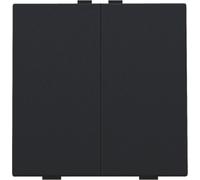 Niko Home Control Botón De Presión Doble Negro Revestido - 161-51002