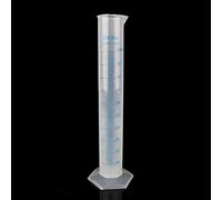 NIKOU Cilindro de medición Tubo de ensayo de laboratorio de plástico graduado de 500 ml, Tubo de líquido de prueba de 500 ml Caliente