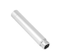 Nikou Ducha Tubo de extensión - 4 Pulgadas de acero Inoxidable Mano de la Cabeza de Ducha del Tubo Extensor del Brazo Ronda Final Pulido del Cromo for Accesorios de baño