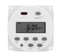 Nikou Mini CN101A LCD de gran tamaño Control de microordenador digital Interruptor del temporizador de potencia Alta precisión DC 12V Anti-interferencia