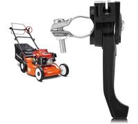 Nikou Palanca de Acelerador Universal, Control Mecánico del Acelerador de Mulas, para Cortacésped con Tornillo, Manillar de 23~27 mm, Parte de Control de la Cortadora de Césped de Jardín (negro)