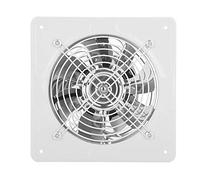 Nikou Ventilador de extracción - 40W 220V ventilador de cocina Ventilador de extracción montado en la pared Bajo ruido Hogar Baño Cocina Garaje Ventilación (Color : Blanco)