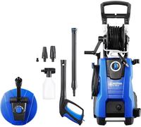 Nilfisk E 145.4, Compacta, eléctrica, 9 metros, negra, azul, aluminio, 500 l/h