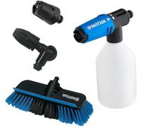 Nilfisk Kit de Limpieza de Coches - Pulverizador de Espuma Super Foam + Brush + Boquilla de Coches + Boquilla para el Chasis Bajo - Accesorio Original para Hidrolimpiadoras