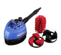 Nilfisk Cepillo 3 en 1 para hidrolimpiadoras – Cabezales intercambiables coches/ruedas/jardín
