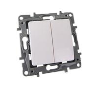 NILOE Eco 764505 Legrand 2093 - Interruptor doble de encendido y apagado (10 A, 250 V, IP20, 10 A, 250 V, IP20