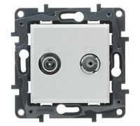 Niloé Step Pieza insertada para caja de antena Intermedia (x 2, Aluminio)