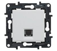 Niloé Step Toma de teléfono RJ11 (Blanco, Colocar)