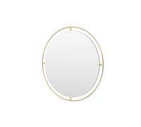 Audo Copenhagen Espejo Nimbus Polished brass. ø110