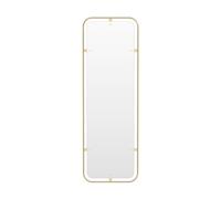 Audo Copenhagen Espejo rectangular Nimbus Polished brass