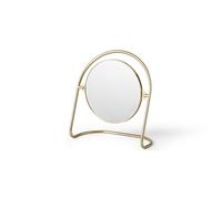 Audo Copenhagen Espejo de mesa Nimbus 25 cm Latón pulido