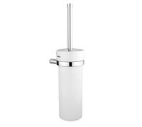Nimco Bormo - Escobilla de WC de pared con soporte, blanca/cromo BR 11094K-26
