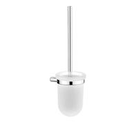Nimco Bormo - Escobilla de WC de pared con soporte, vidrio esmerilado/cromo BR 11094WN-26