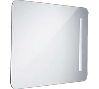 Nimco - Espejo de baño serie 2000 retroiluminado por LED, 60x80 cm, cuadrado, aluminio ZP 2002