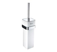 Nimco Kibo - Escobilla de WC con soporte de pared, blanco/cromo Ki 14094K-26