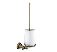 Nimco Lada: Cepillo de inodoro de pared con soporte, blanco/latón, modelo LA 19094K-65