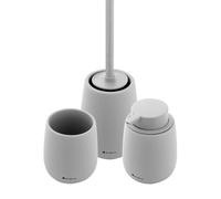 Nimco Tabo - Set de accesorios de baño, gris claro TA SET-04