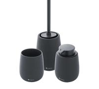 Nimco Tabo - Set de accesorios de baño, negro TA SET-90