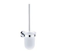 Nimco Unix - Escobilla de WC de pared con soporte, vidrio esmerilado/cromo UN 13094WN-26