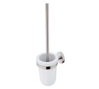 Nimco Unix - Escobillero de pared, con soporte, acero inoxidable cepillado UNM 13094KU-10