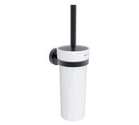 Nimco Unix - Escobillero de pared, con soporte, cerámica/negro mate UNC 13094K-90