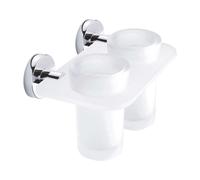 Nimco Unix - Portavasos doble, cromado UN X3-58DW-26
