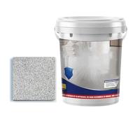 Nimedala Pintura Epoxi para Pisos de Arena, Revestimiento de Alto Brillo con Efecto Mármol para Concreto (Gray,1kg)
