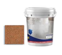 Nimedala Pintura Epoxi para Pisos de Arena, Revestimiento de Alto Brillo con Efecto Mármol para Concreto (Orange,1kg)