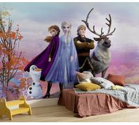 Niña Dormitorio Disney Caracteres Papel Pintado Mural Verde Decoración Princesa