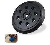 NineSSJLY Almohadilla de lijado de 125 mm, compatible con BOSCH PEX 12, PEX 12 A, PEX 125 y PEX 125 AE. 8 orificios, cierre de velcro, duradera y resistente al calor hasta 80 °C.