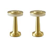 Niniang - Lámpara de mesa recargable LED táctil (2 unidades)