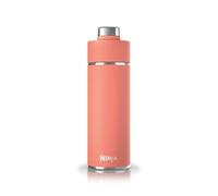Ninja Thirsti Botella de Agua de Acero Inoxidable 700 Ml, Coral