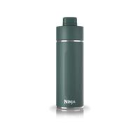 Ninja Thirsti Botella de Agua de Acero Inoxidable 700 ml, Verde Pino | Tapa Antigoteo y Triple Aislamiento para Bebidas con Gas, Calientes y Frías, Botella Deportiva y de Viaje - DW2401EUUKEM
