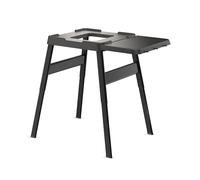 Ninja Woodfire, Soporte Ajustable y Mesa Auxiliar, Negro, 4718J800EUUK | para Parrilla y Horno de Exterior, Mesa para Cocina de Exterior Resistente y Soporte para Horno de Pizza