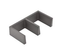NINKA 2285.90 10111 Connect E-Element-Sistema de clasificación con 2 Compartimentos Grandes, 20 x 10 x 5 cm, plástico Gris Oscuro, Plata, 200 mm